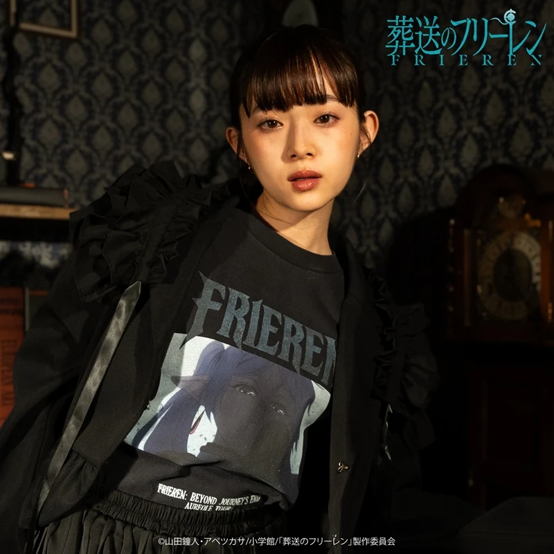 (Goods - Shirt) TV Anime Frieren: Beyond Journey's End TOKYO MADNESS CLUB METAL T-shirt Frieren L Size - Image 5