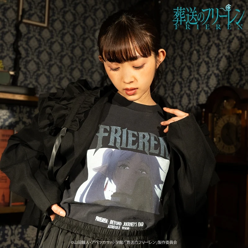(Goods - Shirt) TV Anime Frieren: Beyond Journey's End TOKYO MADNESS CLUB METAL T-shirt Frieren L Size - Image 6