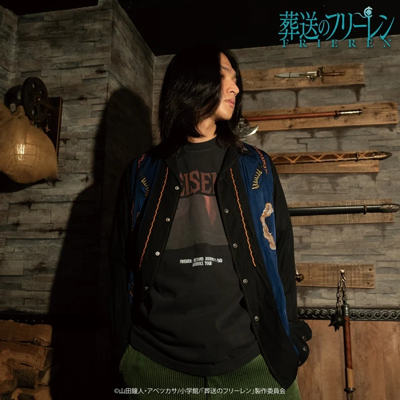 (Goods - Shirt) TV Anime Frieren: Beyond Journey's End TOKYO MADNESS CLUB METAL T-shirt Aizen M Size - Image 4