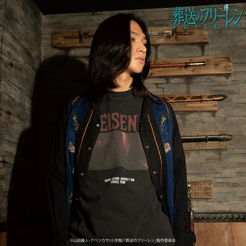 (Goods - Shirt) TV Anime Frieren: Beyond Journey's End TOKYO MADNESS CLUB METAL T-shirt Aizen M Size - Image 6