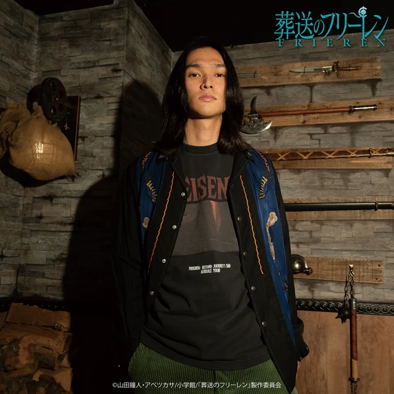 (Goods - Shirt) TV Anime Frieren: Beyond Journey's End TOKYO MADNESS CLUB METAL T-shirt Aizen L Size - Image 3