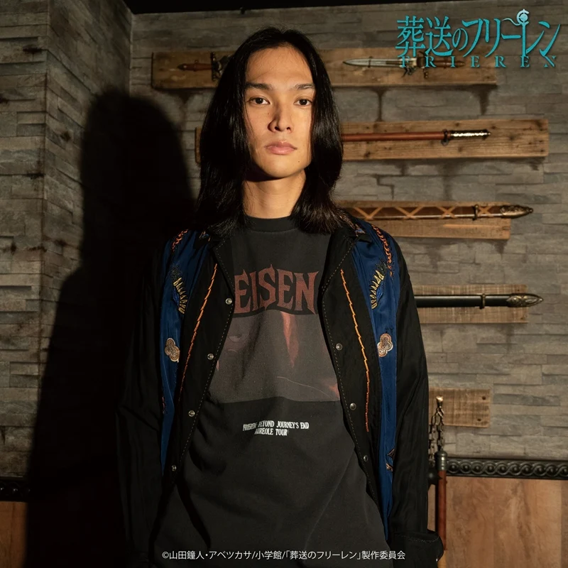 (Goods - Shirt) TV Anime Frieren: Beyond Journey's End TOKYO MADNESS CLUB METAL T-shirt Aizen L Size - Image 5