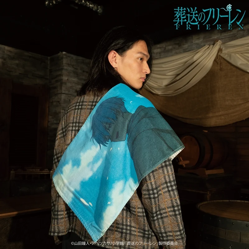 (Goods - Towel) TV Anime Frieren: Beyond Journey's End TOKYO MADNESS CLUB Face Towel Himmel - Image 2