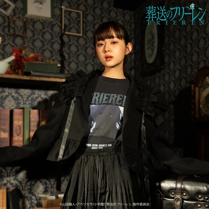 (Goods - Shirt) TV Anime Frieren: Beyond Journey's End TOKYO MADNESS CLUB METAL T-shirt Frieren XL Size - Image 3