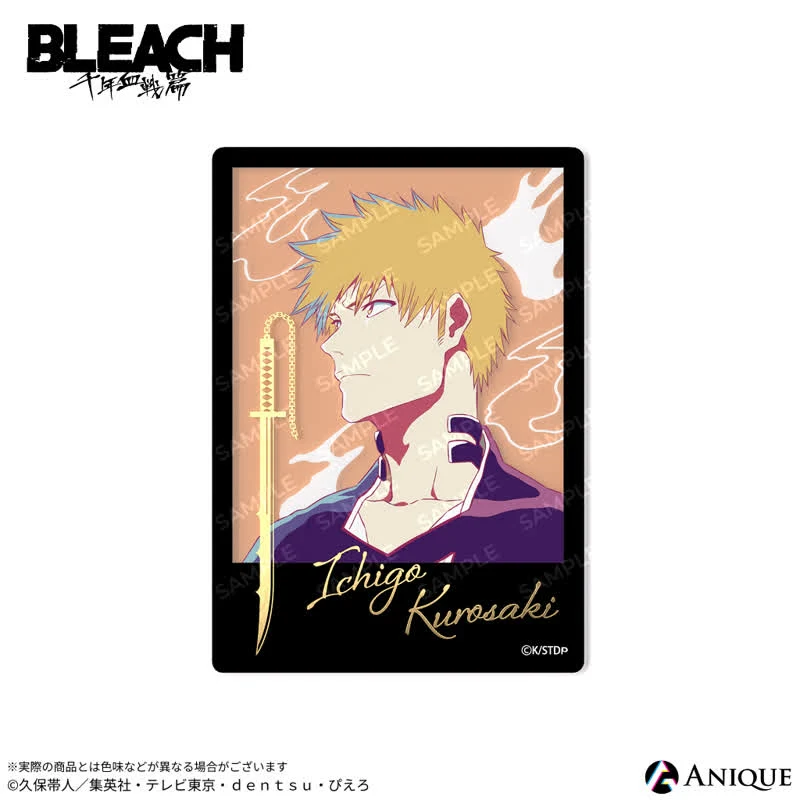 (Goods - Card) BLEACH: Thousand-Year Blood War Trading Foil-stamped Clear Photo Card (Blind Box -Single) - Image 2