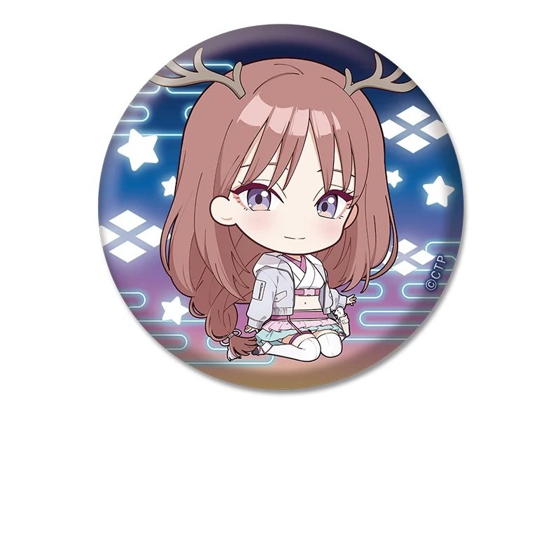 (Goods - Badge) Cosmic Princess Kaguya! Petanko Button Badge Roka Ayatsumugi