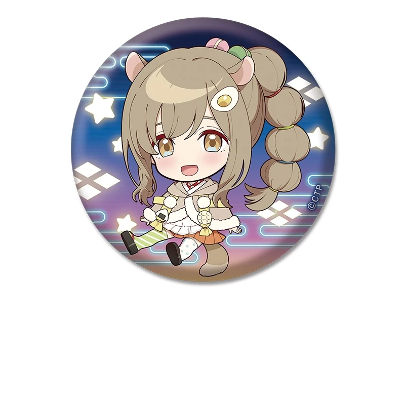 (Goods - Badge) Cosmic Princess Kaguya! Petanko Button Badge Mami Isayama