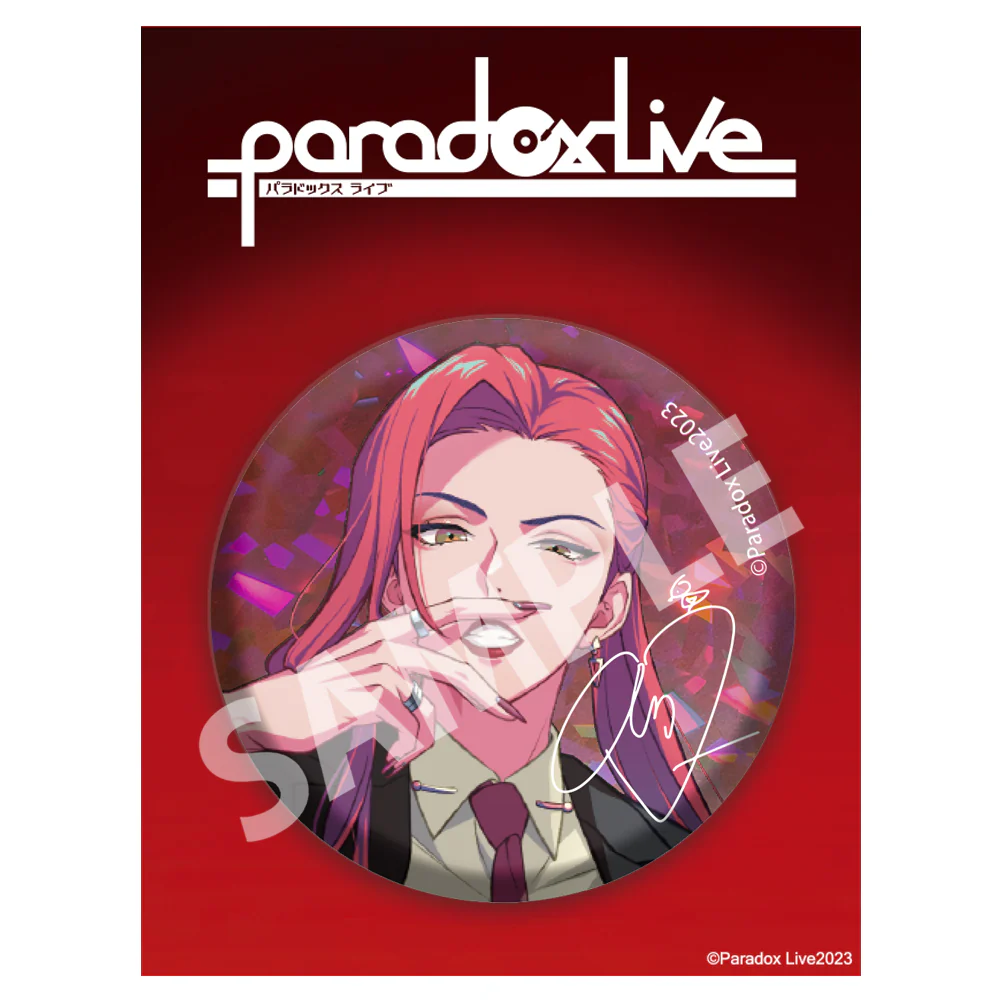 [Paradox Live] 4th Anniversary BIG Button Badge /Anne Faulkner