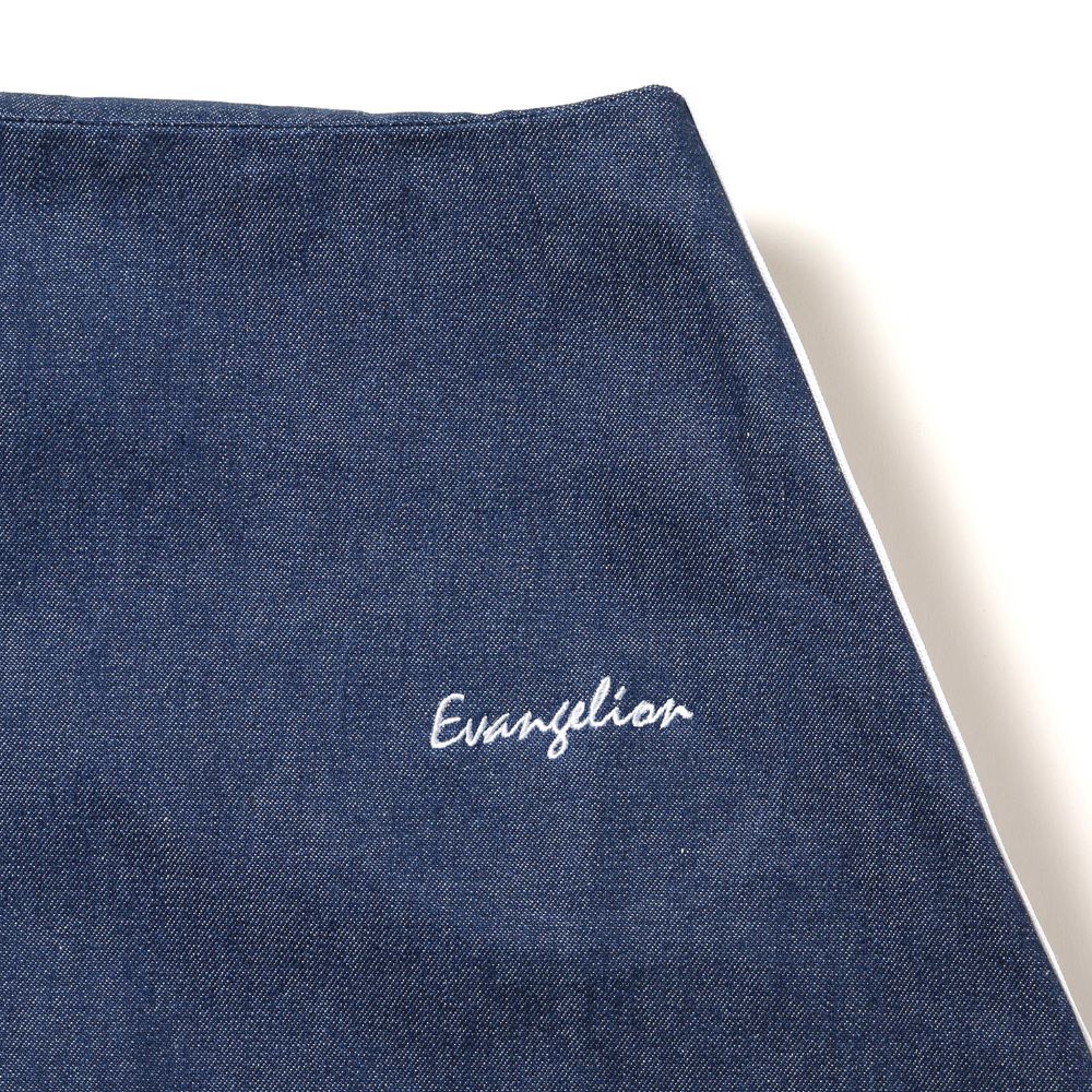 [Evangelion] RADIO EVA EVANGELION LINE DENIM LONG SKIRTM INDIGO - Image 2