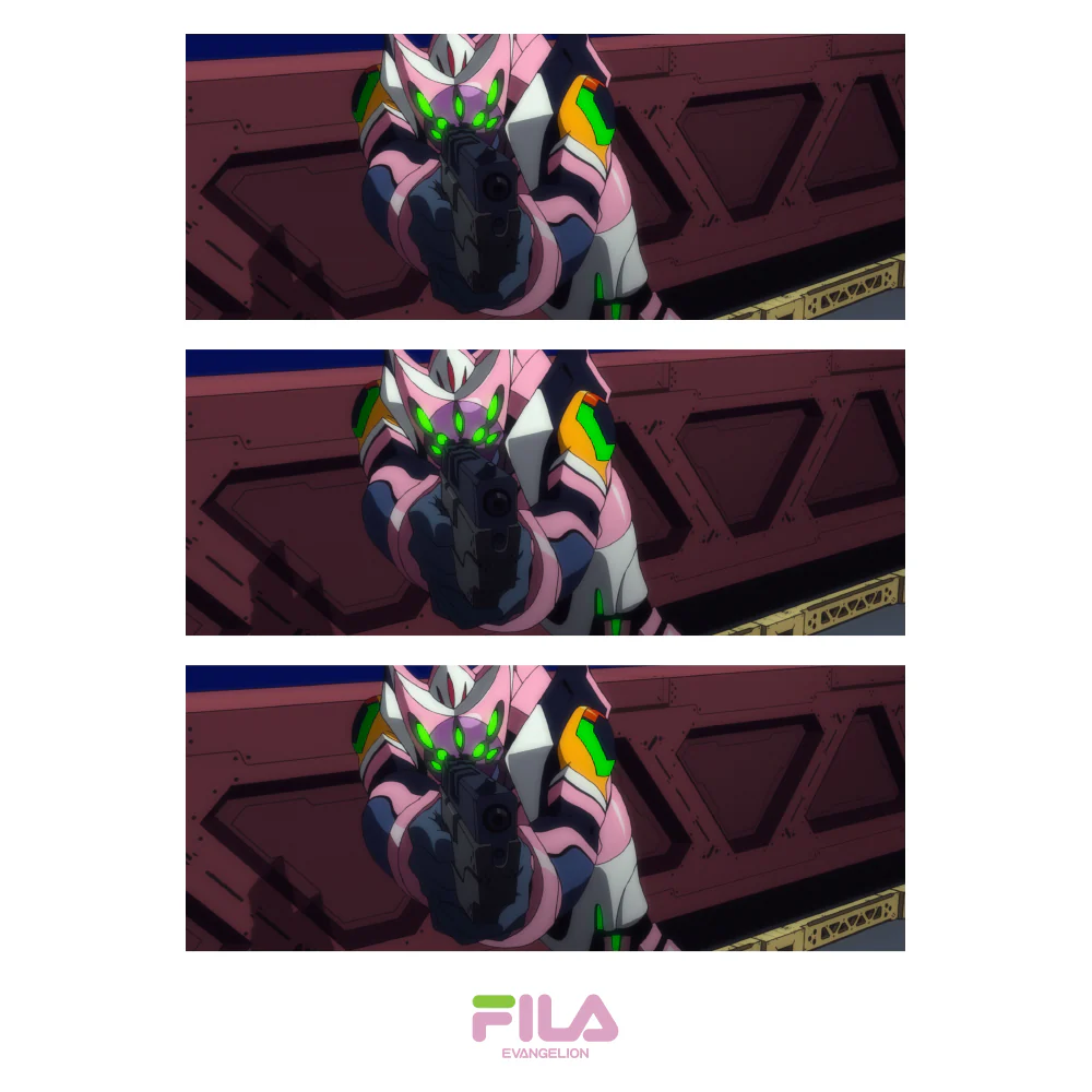 [Evangelion] RADIO EVA EVANGELION GRAPHIC T-Shirt by FILAONE SIZE - Image 11