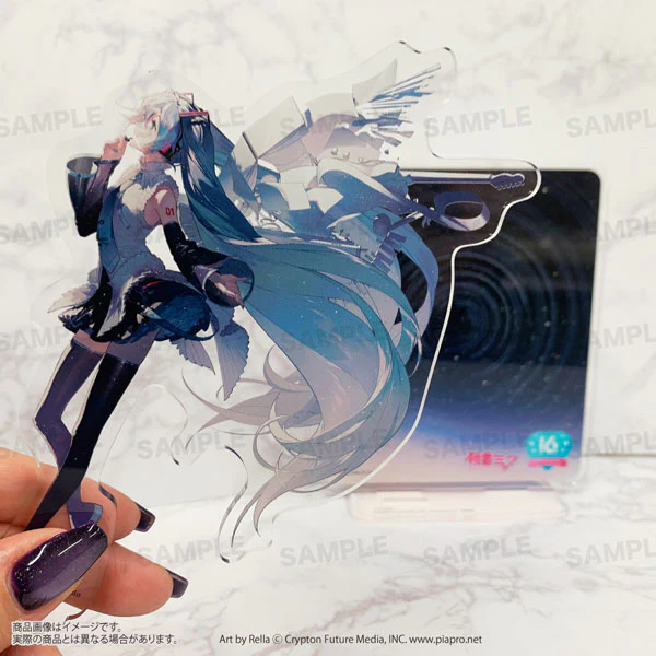 (Goods - Acrylic Stand) [Vocaloid] Hatsune Miku Happy 16th Birthday Acrylic Diorama - Image 3