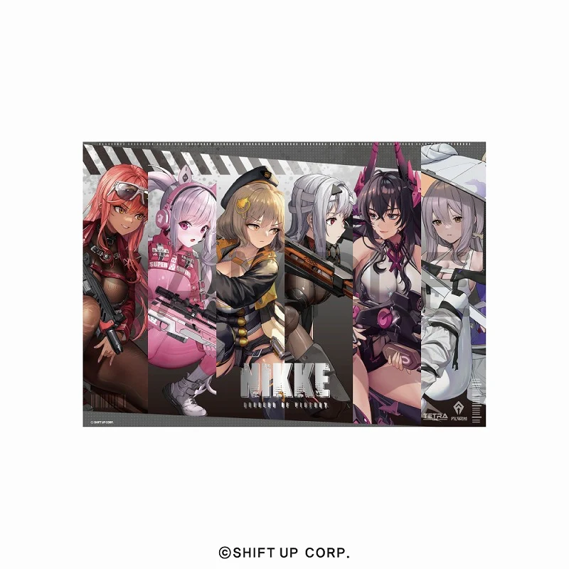(Goods - Poster) GODDESS OF VICTORY: NIKKE Metal Poster Group Shooting 02