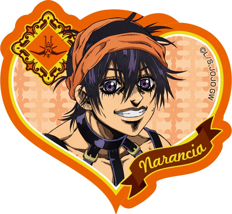 [JoJo's Bizarre Adventure] Heart-shaped Glitter Acrylic Badge JoJo: A New Journey ver. Vol.2 (Blind Box -Single) - Image 2