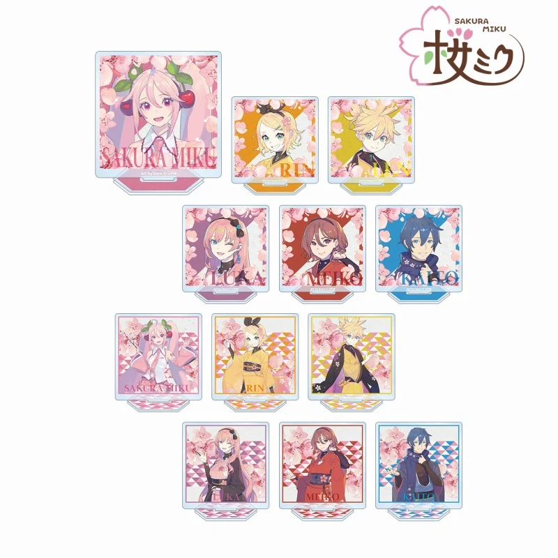 (Goods - Acrylic Stand) [Vocaloid] Sakura Miku Series Exclusive Art by kuro Trading Acrylic Stand (Blind Box -Single)