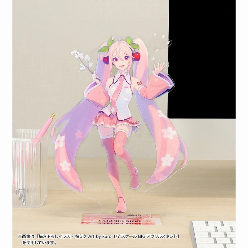 [Vocaloid] Sakura Miku Series Kagamine Rin Exclusive Art by kuro 1/7 Scale BIG Acrylic Stand - Image 4