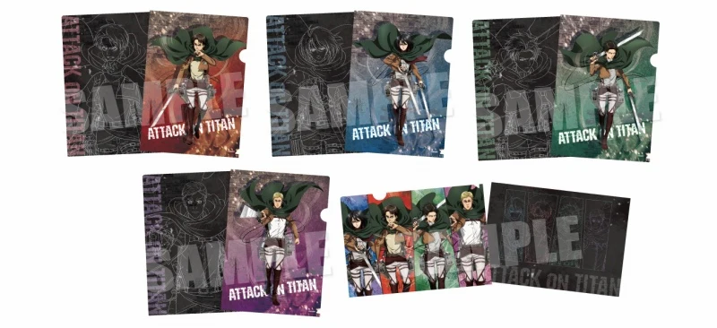[Attack on Titan] A4 File Folder Against The Wind! Ver. (Erwin) - Image 2