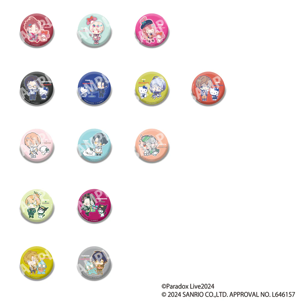 [Paradox Live] Paradox Live x Sanrio Characters Can Badge 1st (Blind Box -Single)