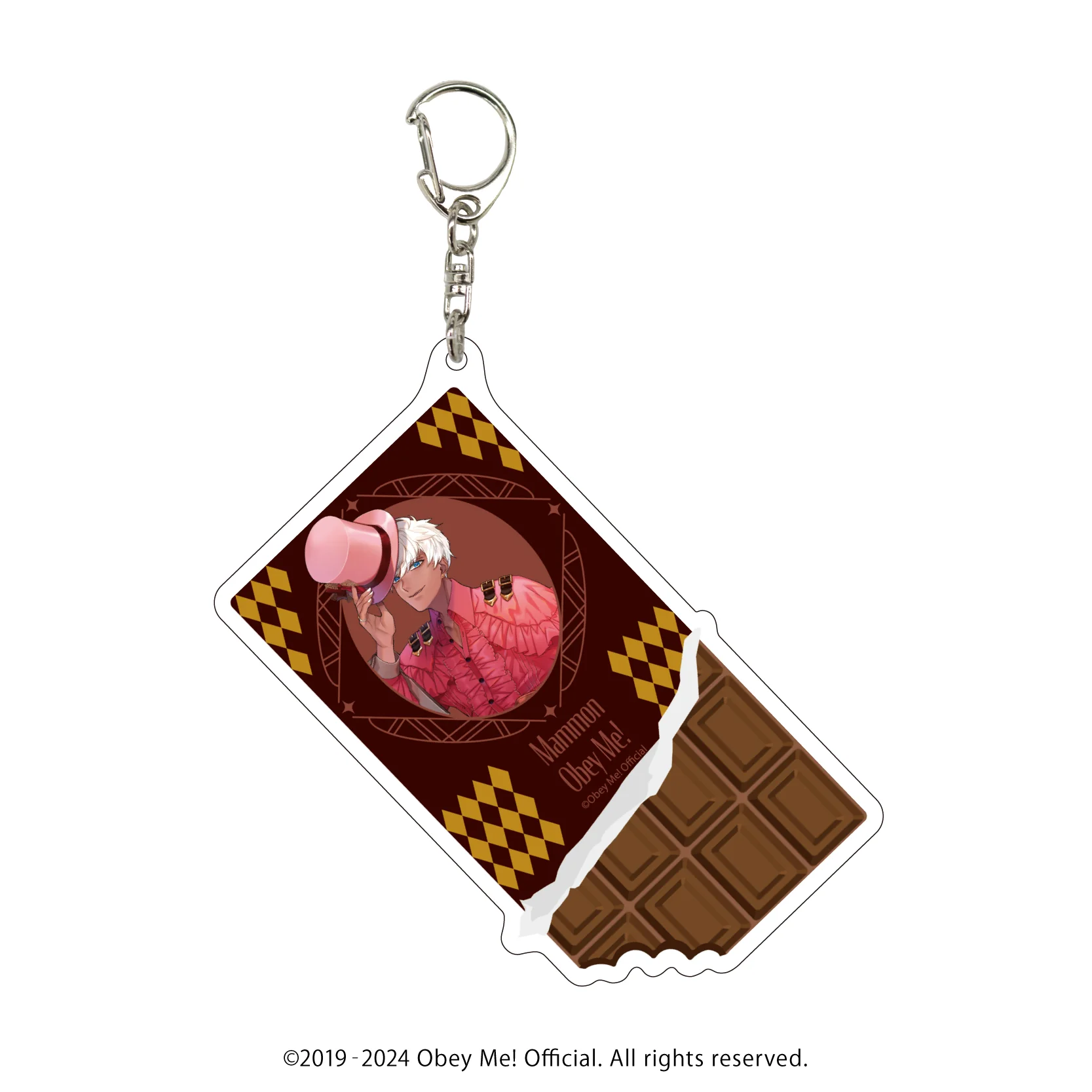 [Obey Me!] Big Acrylic Keychain 02 - Mammon Valentine Ver. (feat. Exclusive Art)