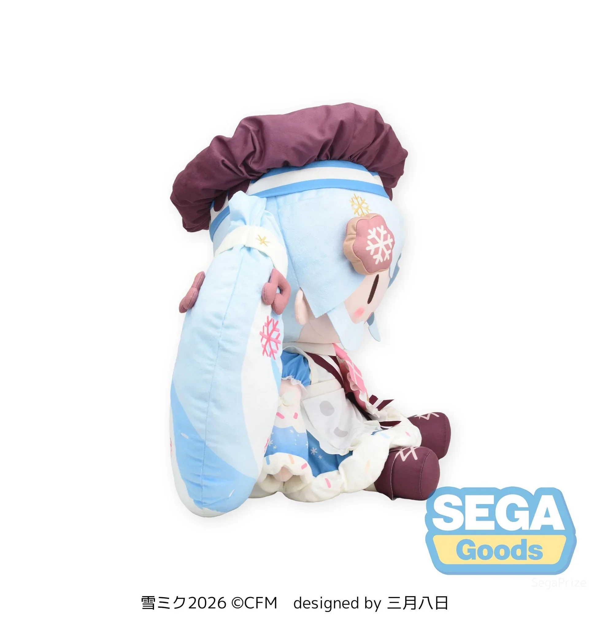 (Plush) Vocaloid fuwa petit "Snow Miku 2026" Dodeka Jumbo Plush - Image 3