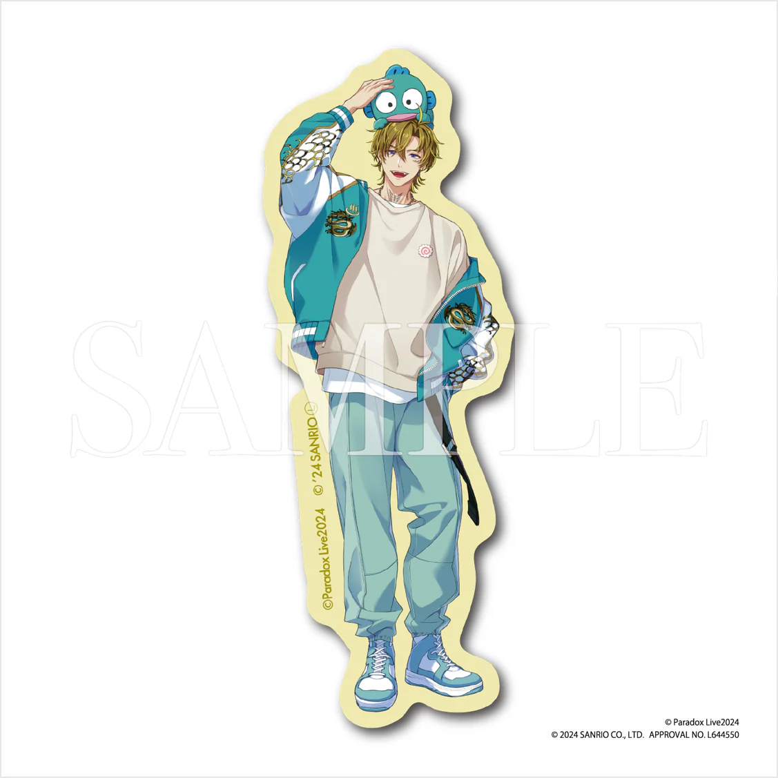 [Paradox Live] Paradox Live x Sanrio Characters Acrylic Die-cut Sticker Ver. 1 / Chisei Kuzuryu