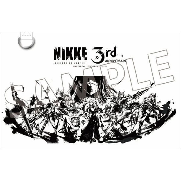 (Goods - Tote Bag) GODDESS OF VICTORY: NIKKE 3rd Anniversary Group Ink Painting Tote Bag - Image 2
