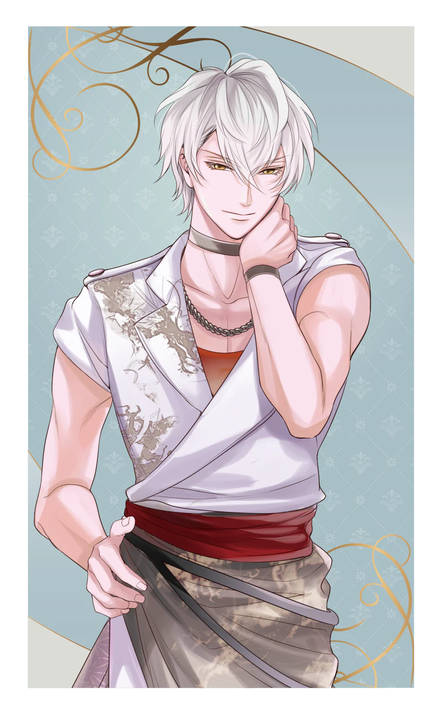 [Ikemen Series] Virtue and Vice Cushion Cover Sengoku (Mitsuhide)