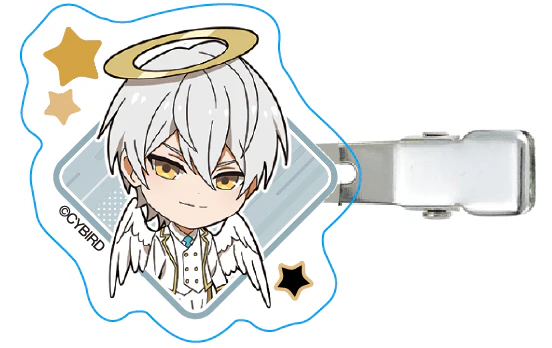 [Ikemen Series] Virtue and Vice Chibi Acrylic Hair Clip (Mitsuhide & Kanetsugu)