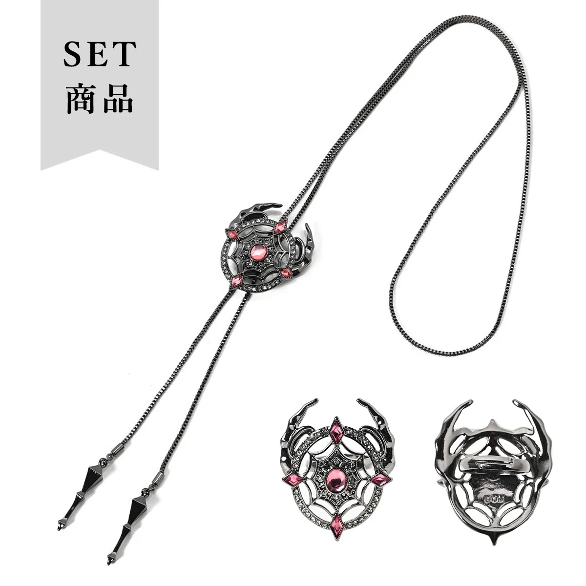 (Goods - Accessory) Obey Me! ICONIQUE CHOKER & RING OBJET [Asmodeus] - Image 3