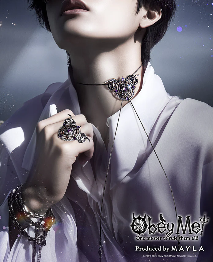 (Goods - Accessory) Obey Me! ICONIQUE CHOKER & RING OBJET [Belphegor] - Image 2