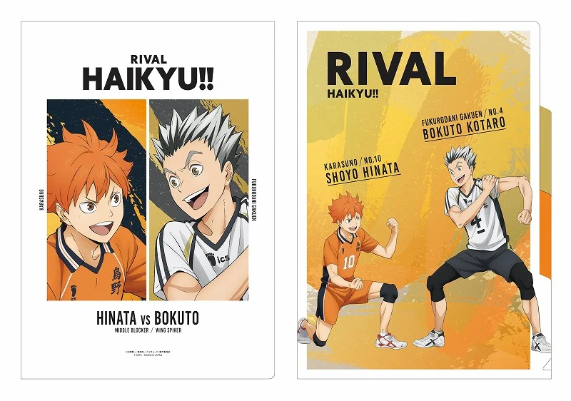 [Haikyu!!] Haikyu!! VS Rivals Triple Pocket File Folder Shoyo Hinata VS Kotaro Bokuto