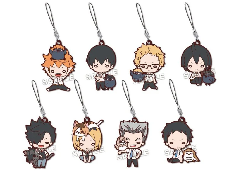 [Haikyu!!] Nitotan Mascot To Issho! Rubber Strap (Blind Box -Single)