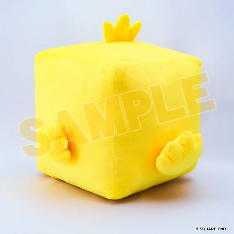 [Final Fantasy] Cube Shaped Plush /Chocobo (Large) - Image 2