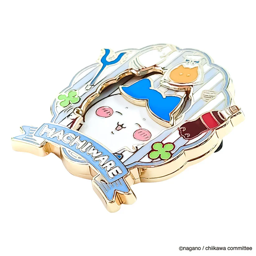 (Goods - Badge) Chiikawa Pin Badge Hachiware - Image 3