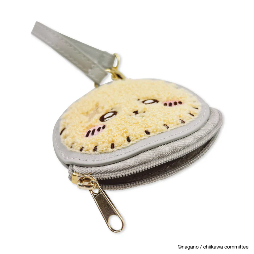 (Goods - Pouch) Chiikawa Face Mini Pouch Rakko - Image 4