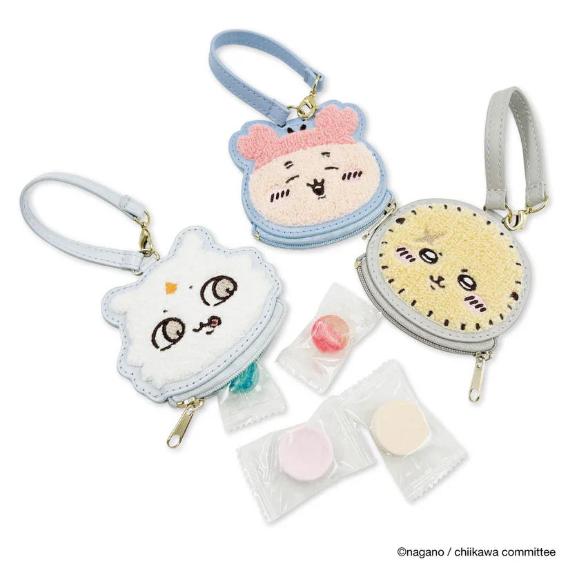 (Goods - Pouch) Chiikawa Face Mini Pouch Rakko - Image 5