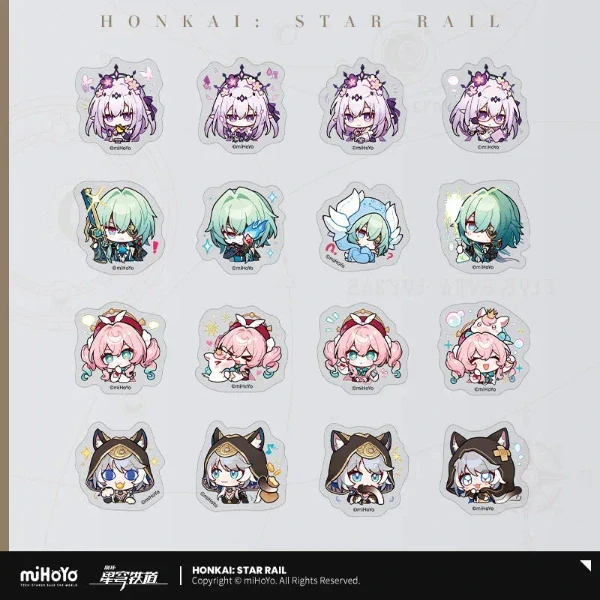 (Goods - Sticker) Honkai: Star Rail Sticker Set Through the Petals in the Land of Repose - Image 2