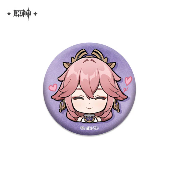 [Genshin Impact] Chibi Character Button Badge / Yae Miko