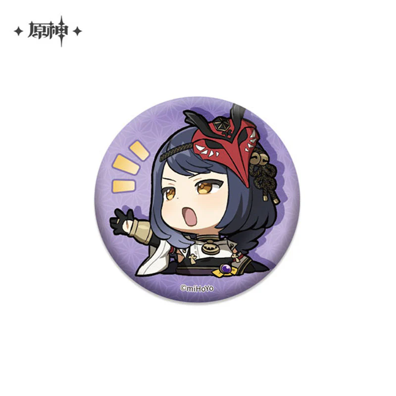 [Genshin Impact] Stamp Can Badge SAKURA KUJOU