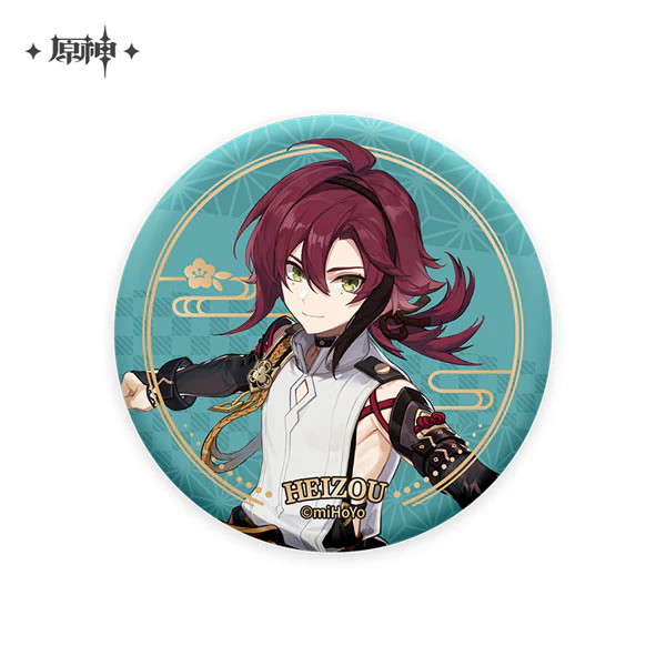 [Genshin Impact] Inazuma Series Button Badge / Heizo Shikanoin