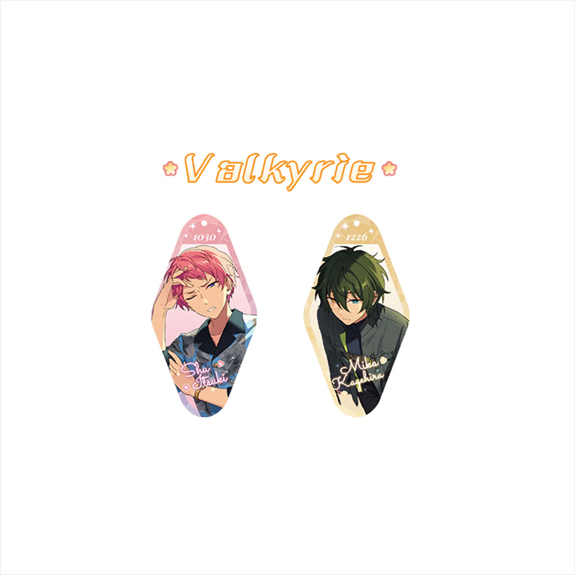 [Ensemble Stars] Hanaban Acrylic Strap Second Series / Valkyrie (Set of 2)
