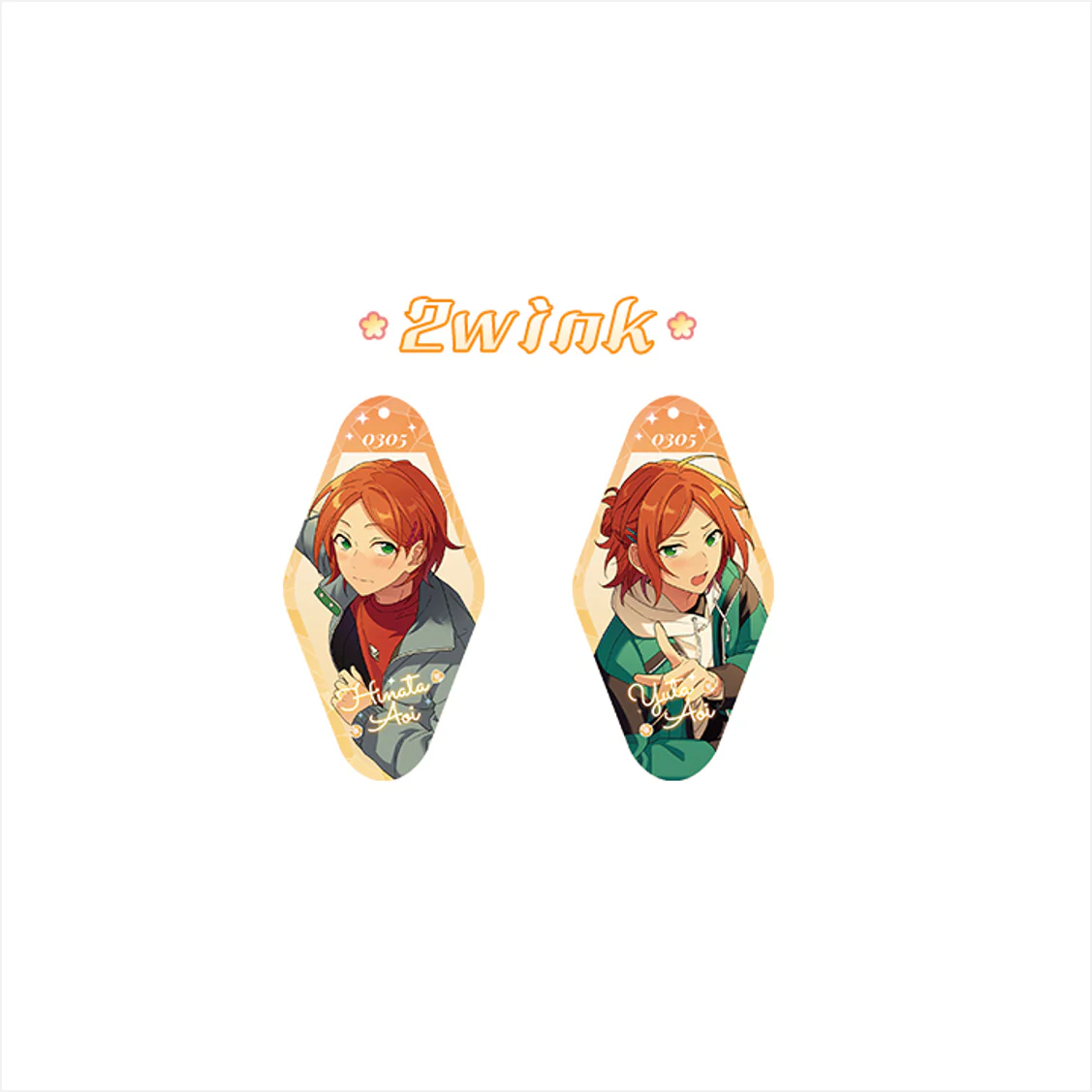 [Ensemble Stars] Hanaban Acrylic Strap Second Series / 2wink (Set of 2)