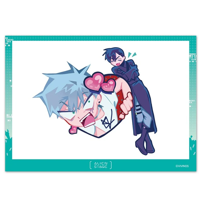 (Goods - Artboard) Alien Stage Illustration Artboard DLC: Fruity Heart Till & Ivan