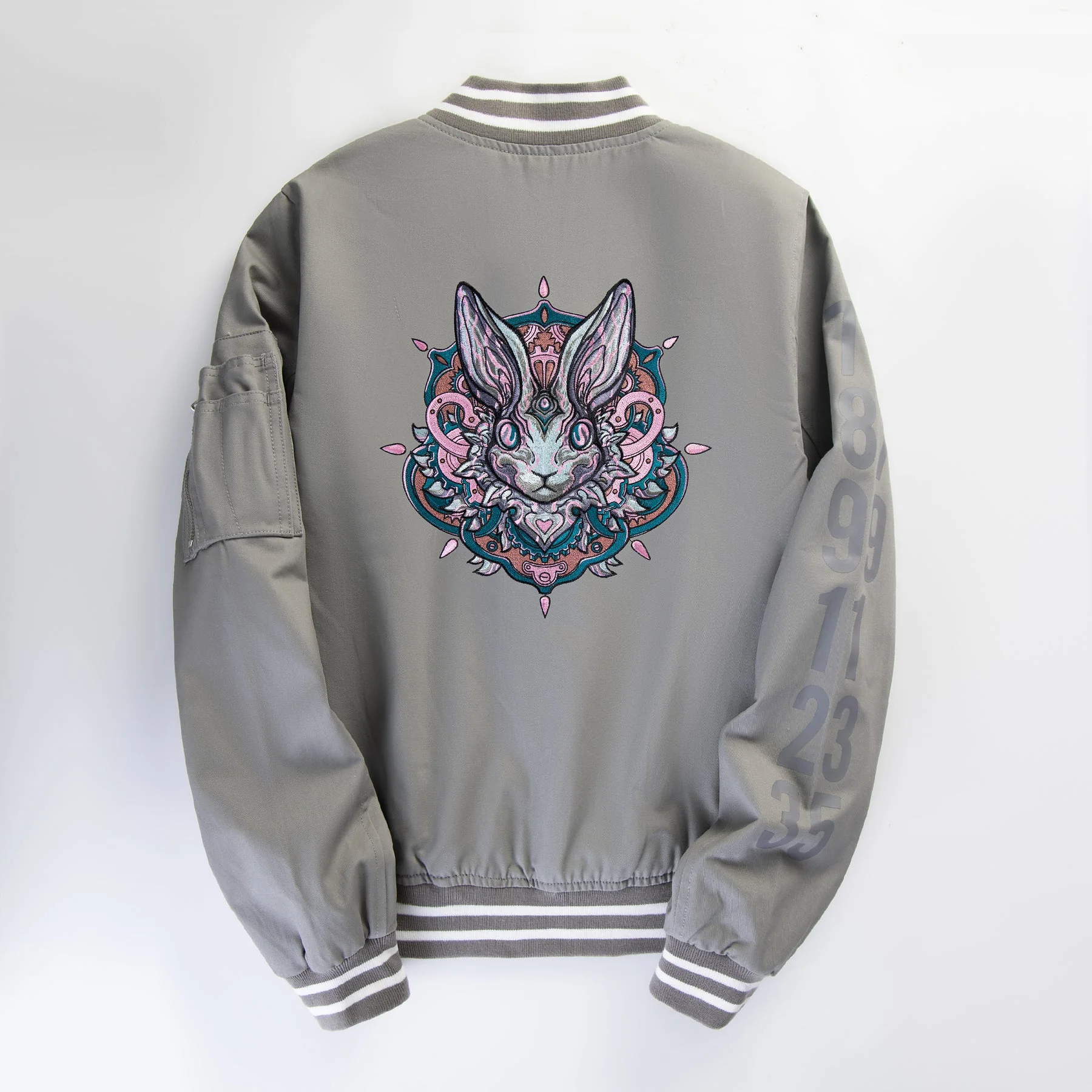 (Goods - Apparel) Bibisama Bomber Jacket Zodiac Bomber - Rabbit