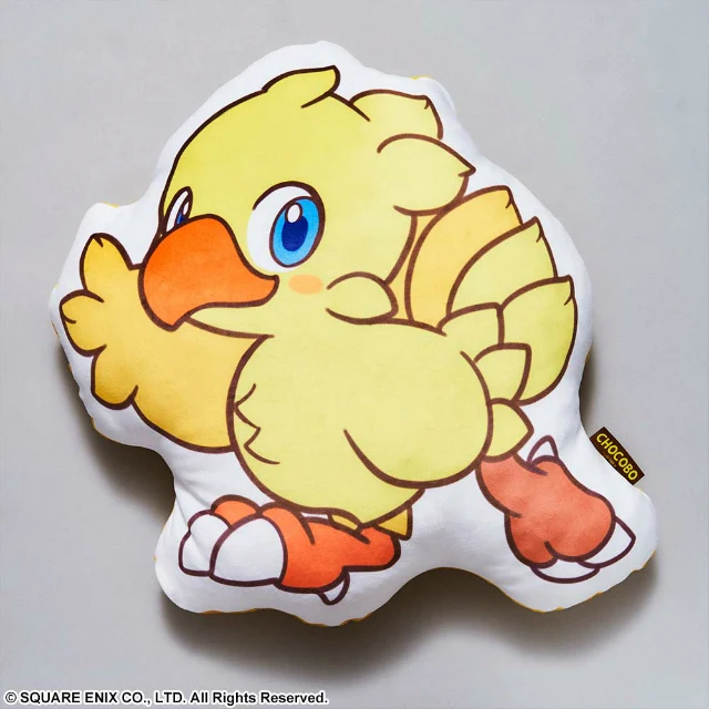 [Final Fantasy] FFVII Remake Chocobo - Fluffy Fluffy Die-cut Cushion - Image 5