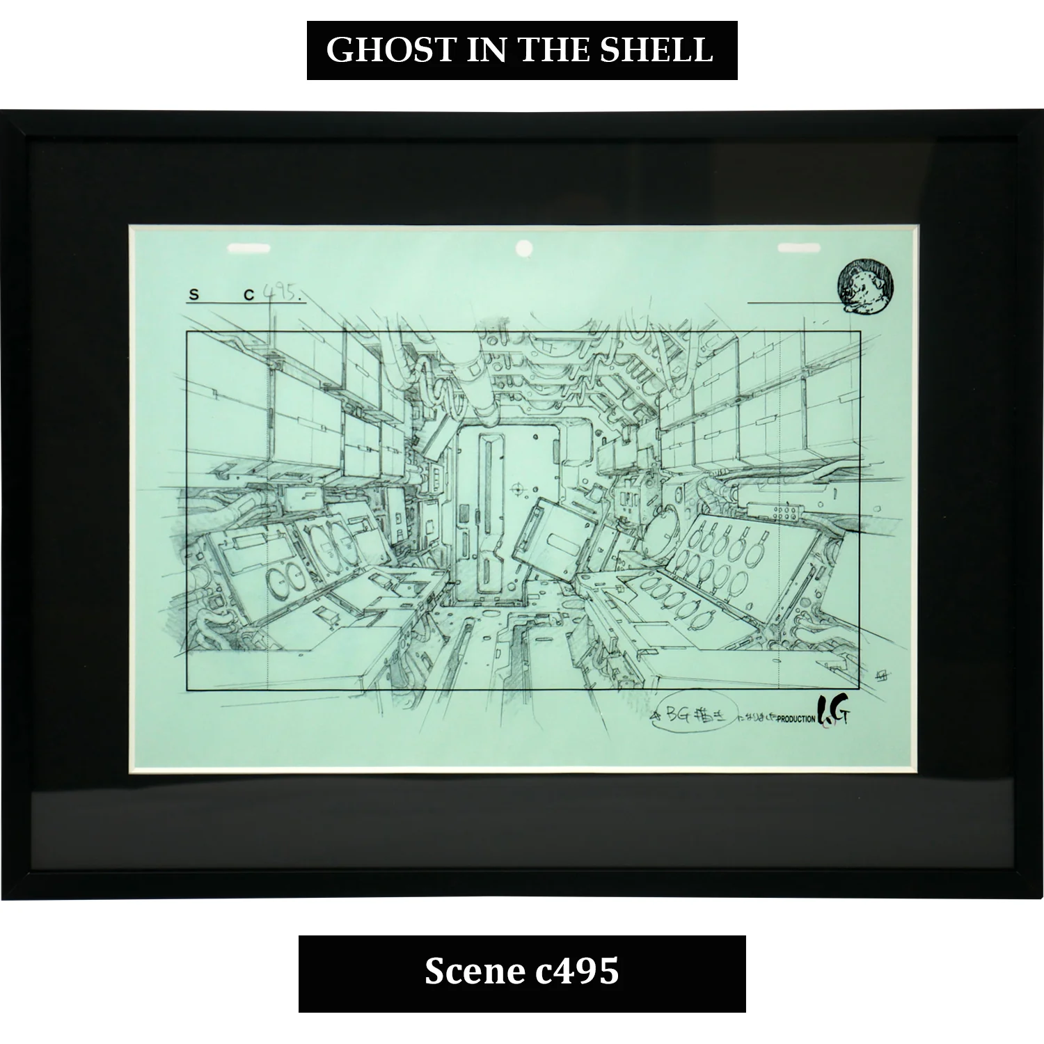 (Goods - Art Print) [Ghost in the Shell] Key Art Reproductions Scene c495 - Fine Arts