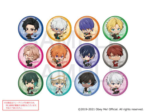 [Obey Me!] Eimo Puchi Metallic Can Badge (Blind Box -Single)